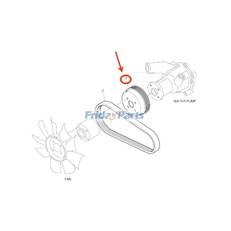 Belt Pulley for Excavator
