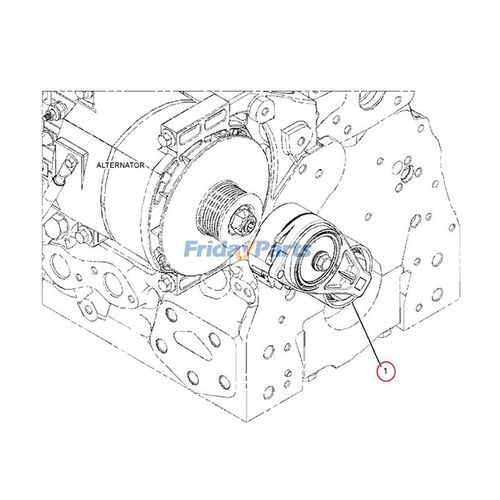 Belt Tensioner 369-1255 for Caterpillar CAT Engine C4.4 C6.6 C7.1 ...