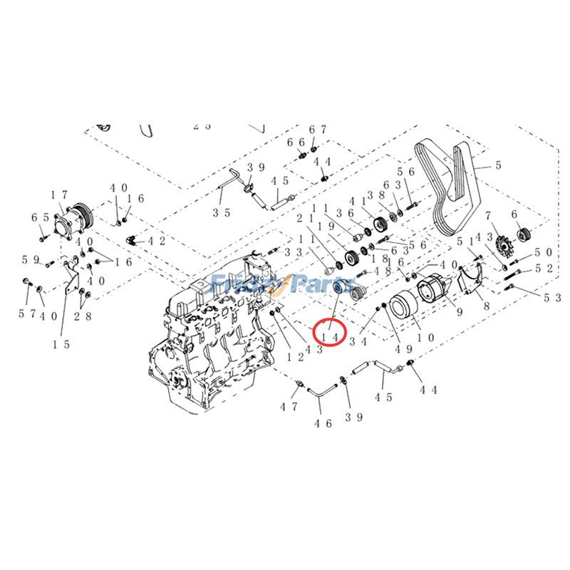 FridayParts Belt Tensioner Windrower 