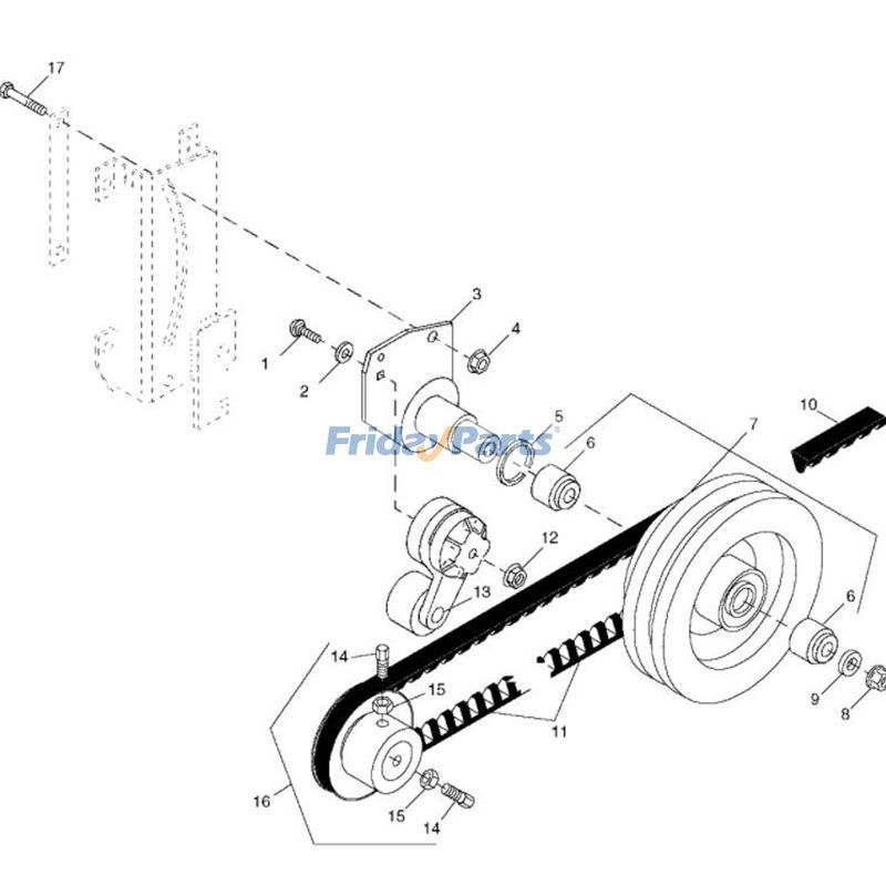 FridayParts Belt Tensioner