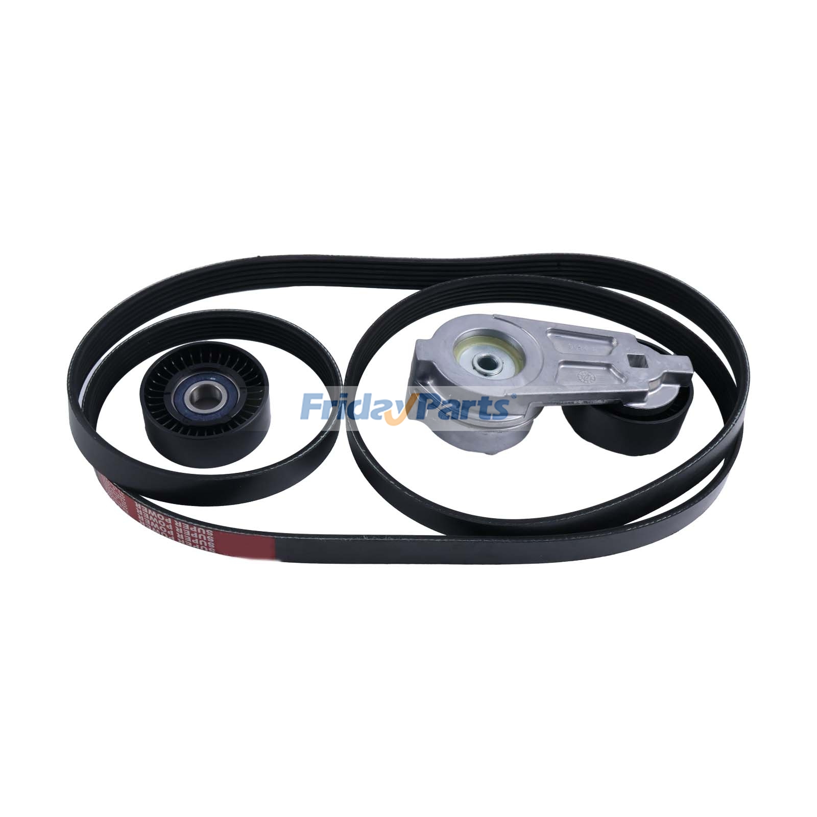 Kit de poulie de renvoi et tendeur de courroie 4593817AB 38018 6PK2020 pour Dodge Ram 1500 2500 3500