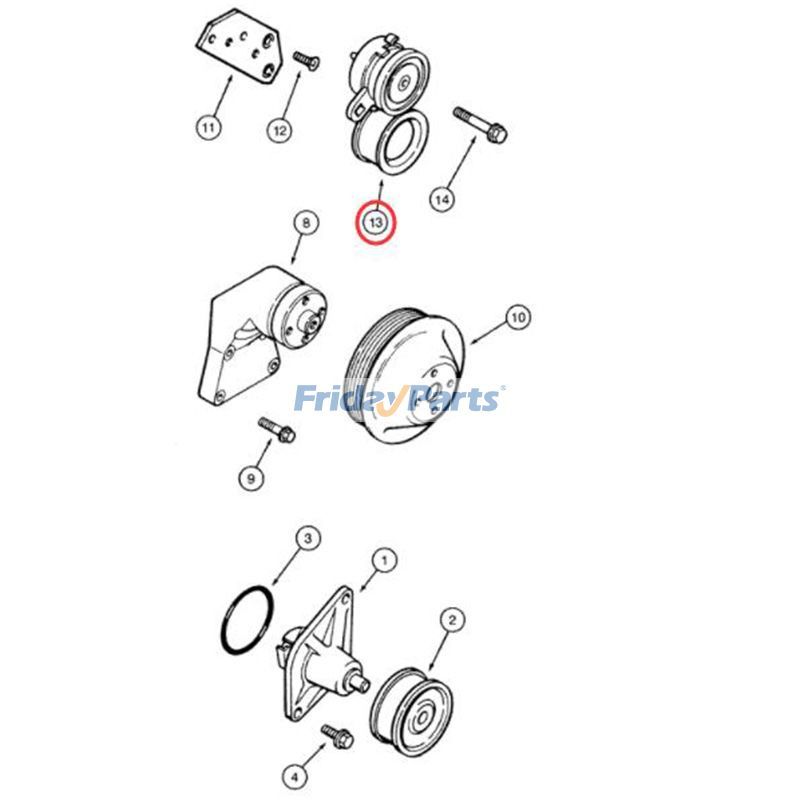  Belt Tensioner For CASE