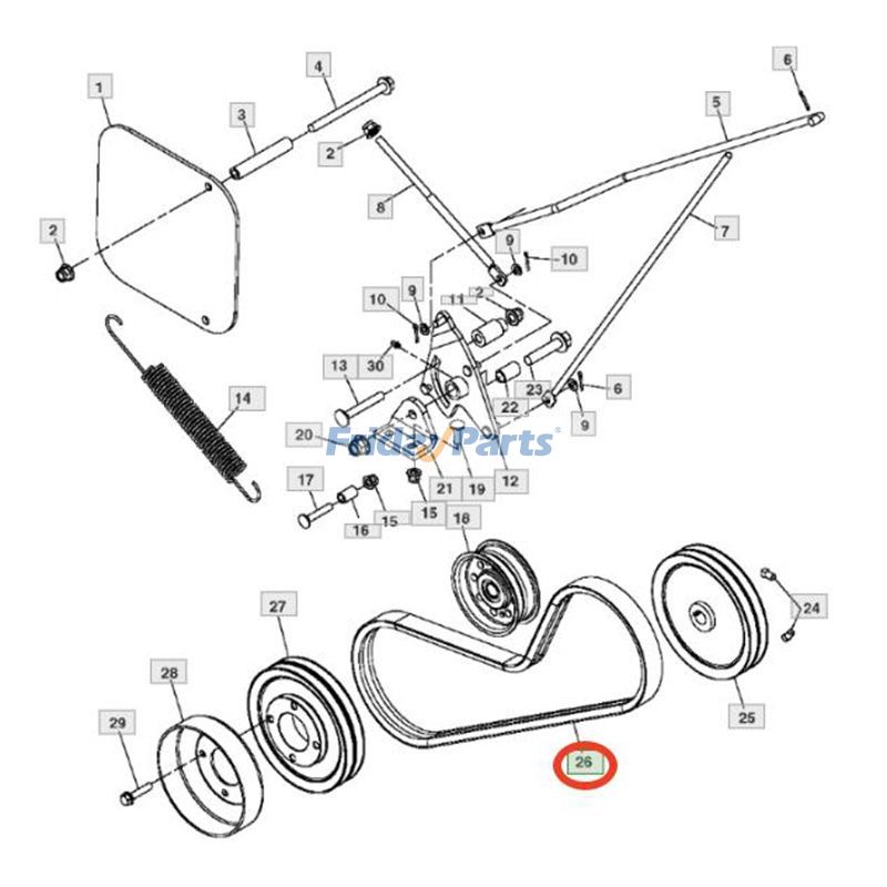 FridayPartsのベルト