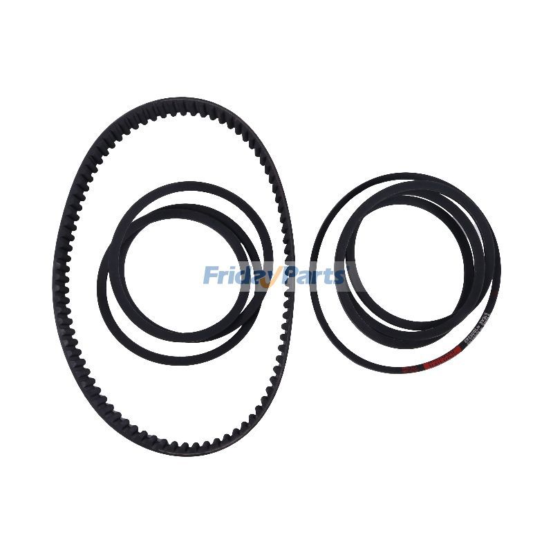 Kit de correas 750121 716119 716012 para trituradora de tocones Rayco 1625 1631 1635 Super Jr de FridayParts