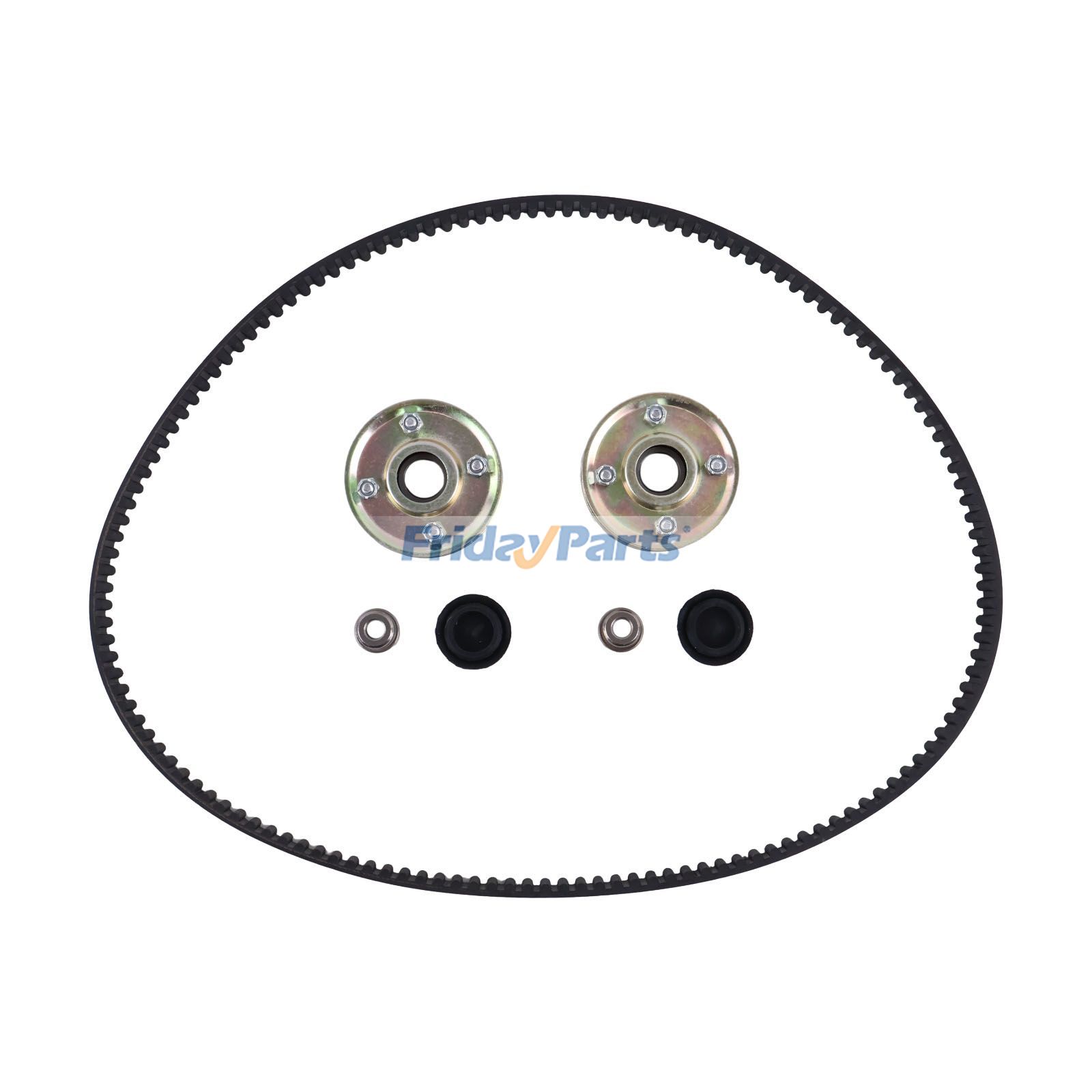 Poulie synchrone et poulie folle à courroiepour Tondeuse