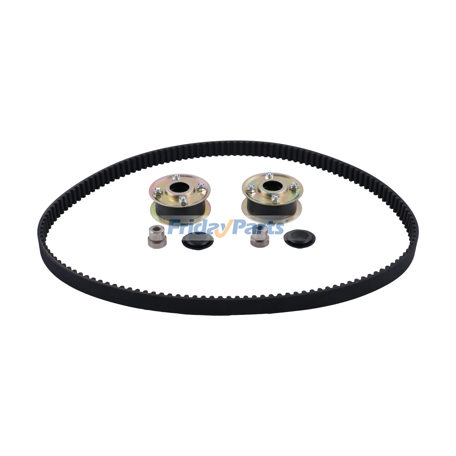 Belt Synchronous 120-3335 & 2 Pieces Idler Pulley 131-4529 for Toro Exmark 30in TurfMaster HDX Walk-Behind Lawn Mower