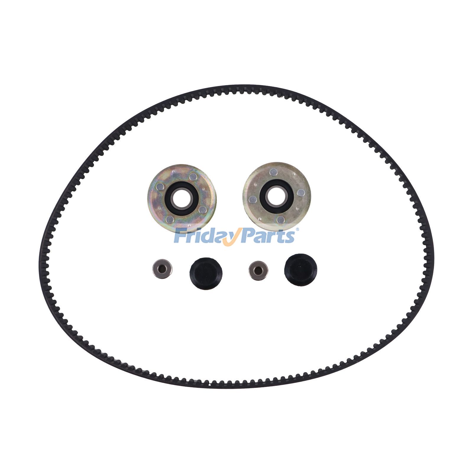 Courroie synchrone 120-3335 et 2 poulies de renvoi 131-4529 pour tondeuse autoportée Toro Exmark TurfMaster HDX 30 poucespourPour Toro