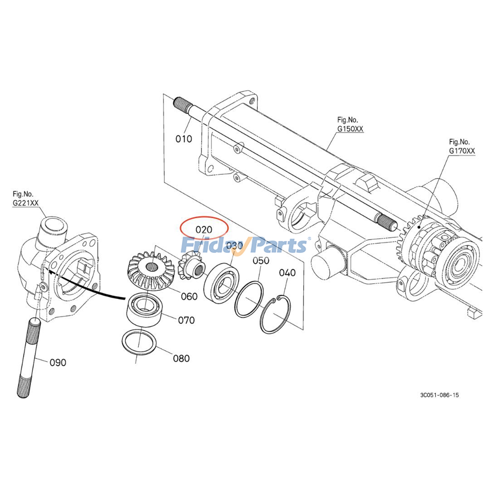 Bevel Gear for Tractor