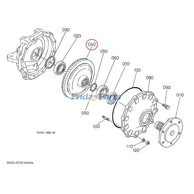 FridayParts Bevel Gear L4610DT