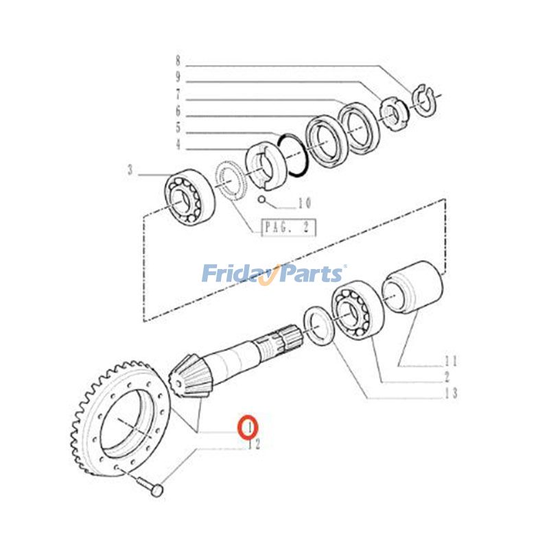 Bevel Gear for Tractor