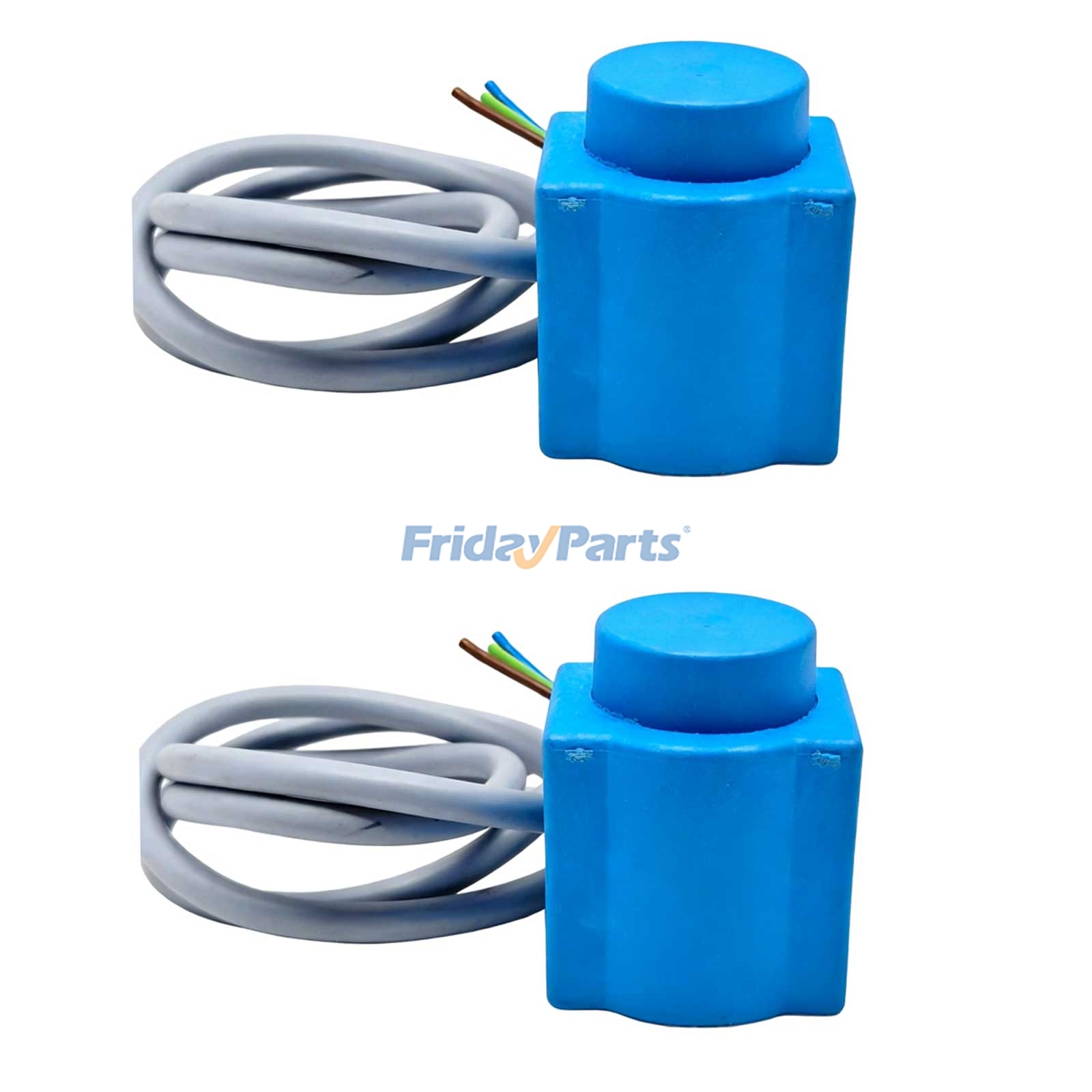 BF230AS 1.00m 220-230VAC 50Hz 2 Pieces Solenoid coil Replacement for Danfoss 018F6251