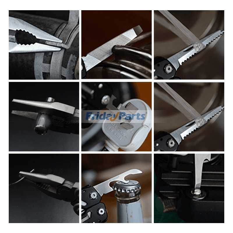 14-in-1 Multifunctional Pliers Portable Multitool with Pocket Clip Knife Screwdrivers Saw & Wire Cutters Ideal for Camping DIY & Everyday Use for less