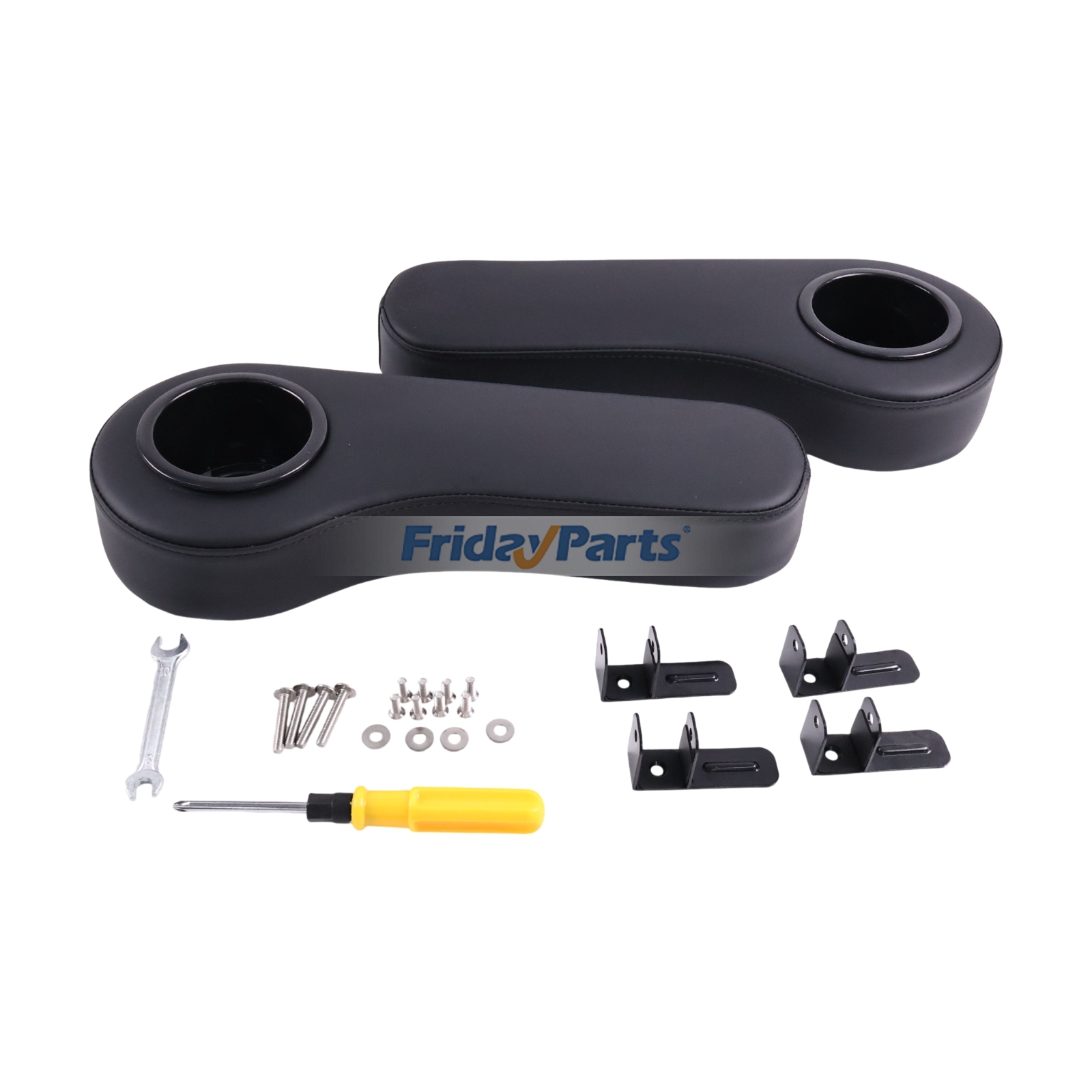 Rear Seat Kit Arm Rest with Cup Holder For Club Car,For E-Z-GO,For Yamaha Golf Cart