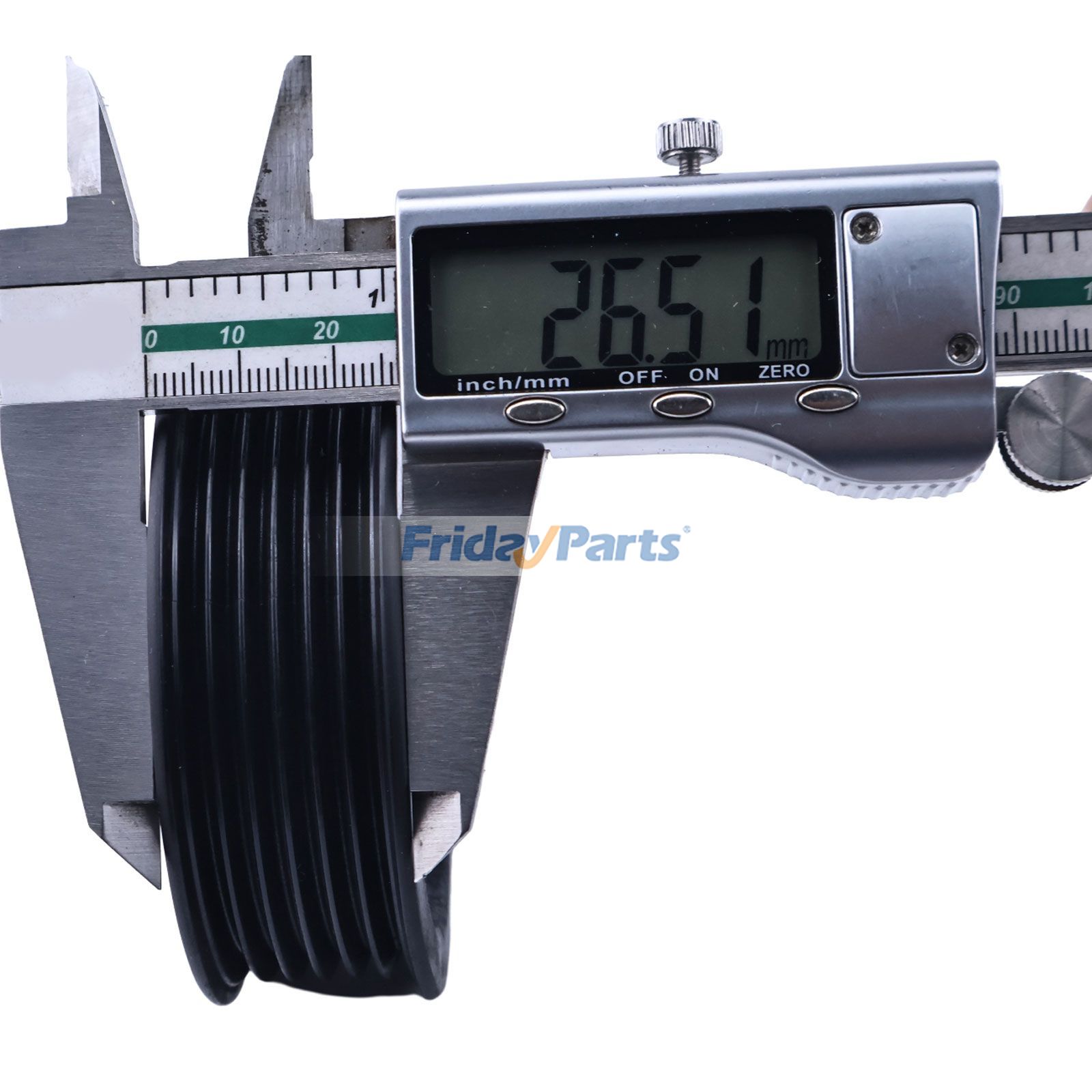 FridayPartsのブラックベルトドライブテンショナープーリーホイール