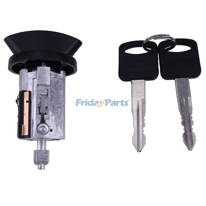 Cylindre de serrure d'allumage à lunette noire avec clé 1L3Z11582A pour camionnette Ford Mercury Lincoln