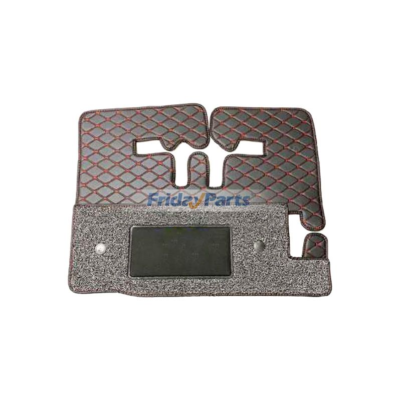 Schwarze Kabinen-Gummimatte für Caterpillar CAT Bagger 70B, 120B, 200B