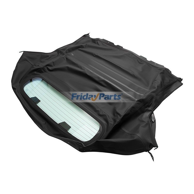 Black Convertible Soft Top With Heated Glass Window NIS-3493 for Nissan 350Z