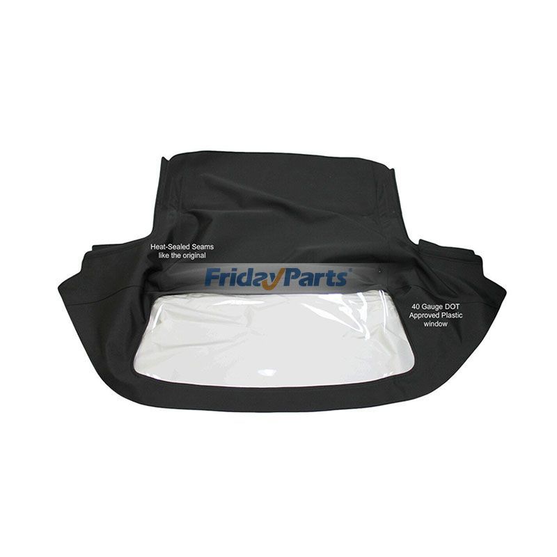 Black Convertible Soft Top With Plastic Window AF9940-440 for Alfa Romeo Spider