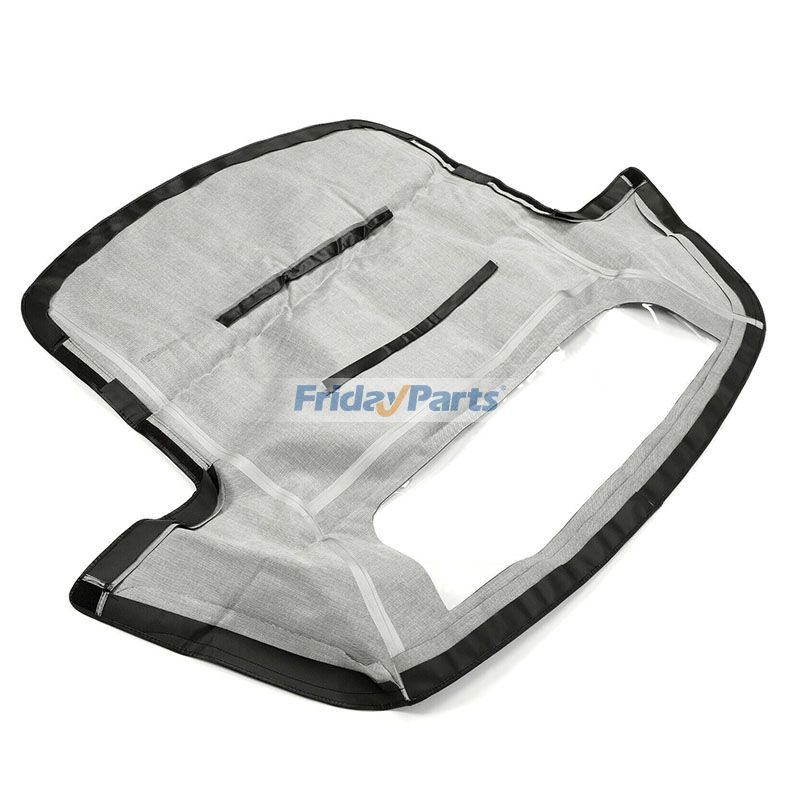  Black Convertible Soft Top With Plastic Window For Chevrolet