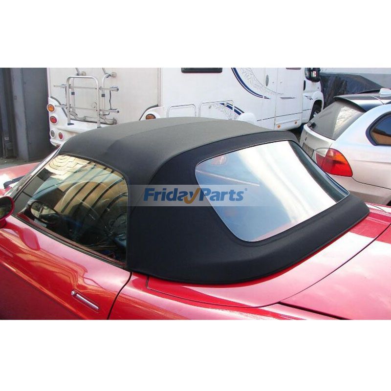 Black Fiat Barchetta Convertible Soft Top