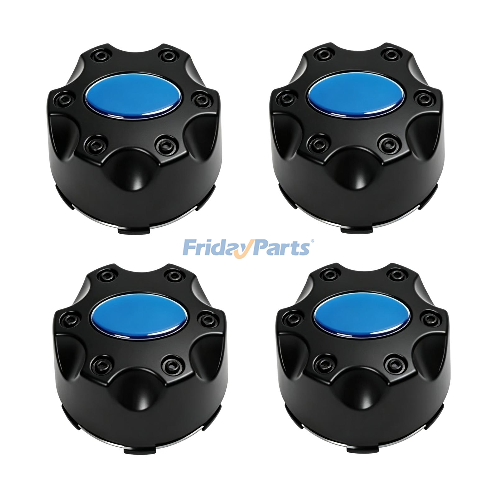 4 Pieces Black Hub Cap 1521509-521 for 2015-2017 Polaris UTV RZR 900 XP 4 Turbo