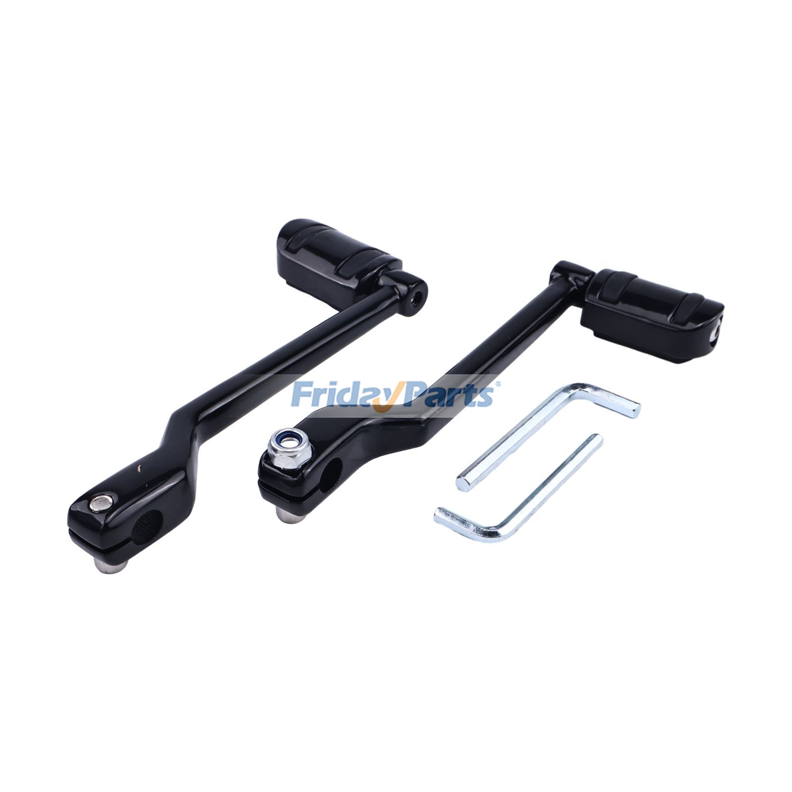 Black Left Heel Toe Shifter Lever Pedal Peg for Harley FL Softails Touring Tour Electra Road Street Glide 1986-2024