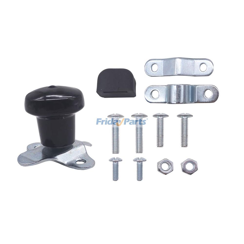 Schwarzer Lenkrad-Drehknopf TY16020 für John Deere Traktor 112 140 210 212 214 216