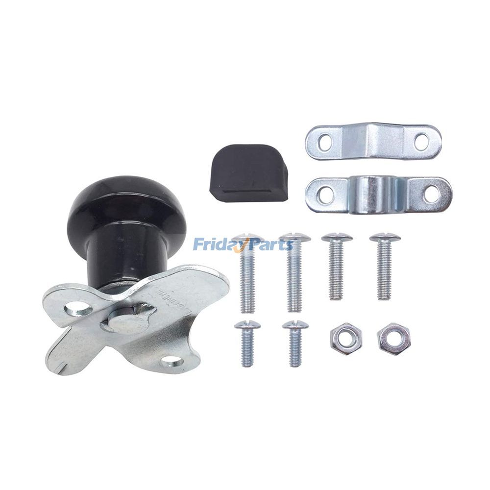 Schwarzer Lenkrad-Drehknopffür Traktor