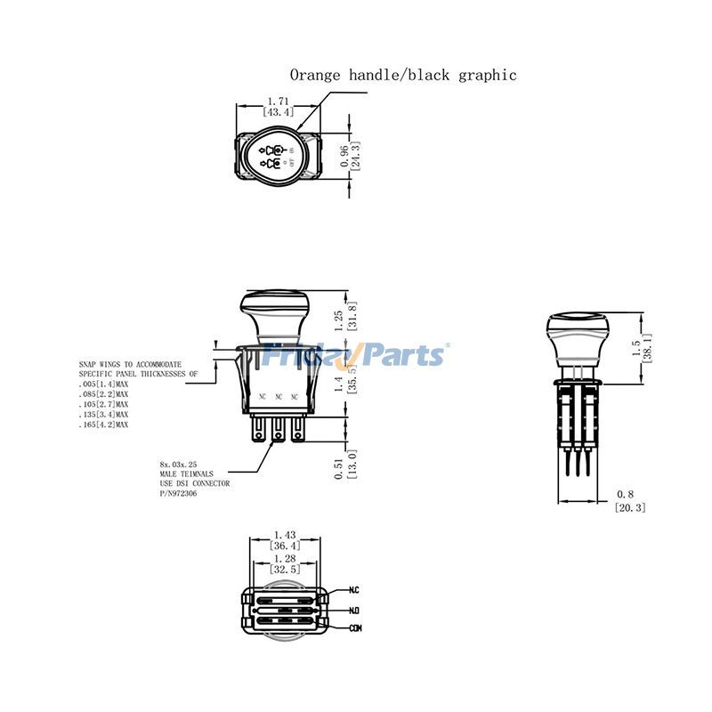  Blade Clutch PTO Switch for CubCadet For OTHER BRAND