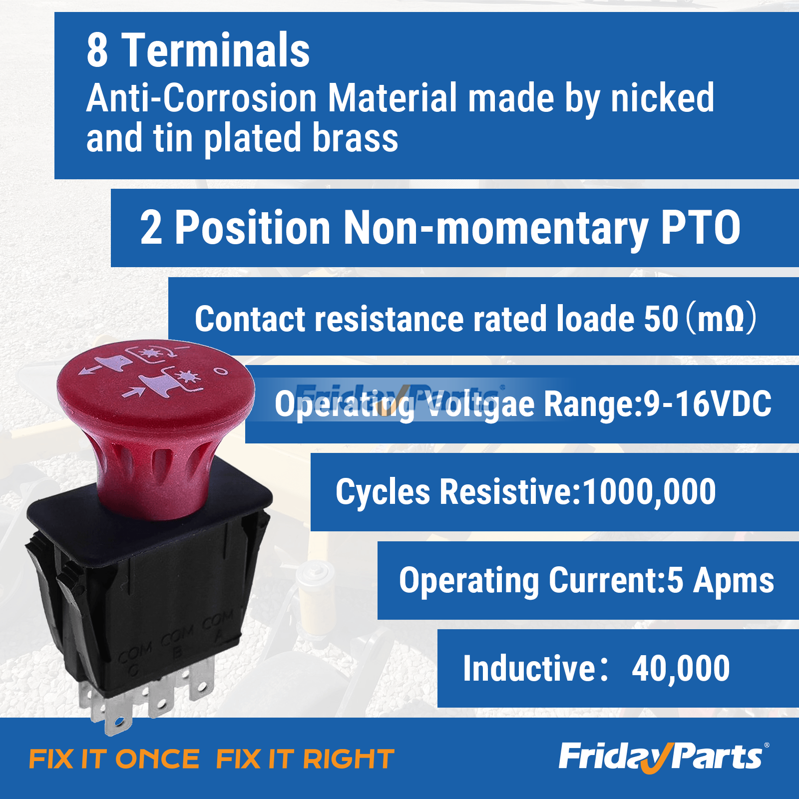 Blade Clutch PTO Switch  in Stock in China,USA,China Stock
