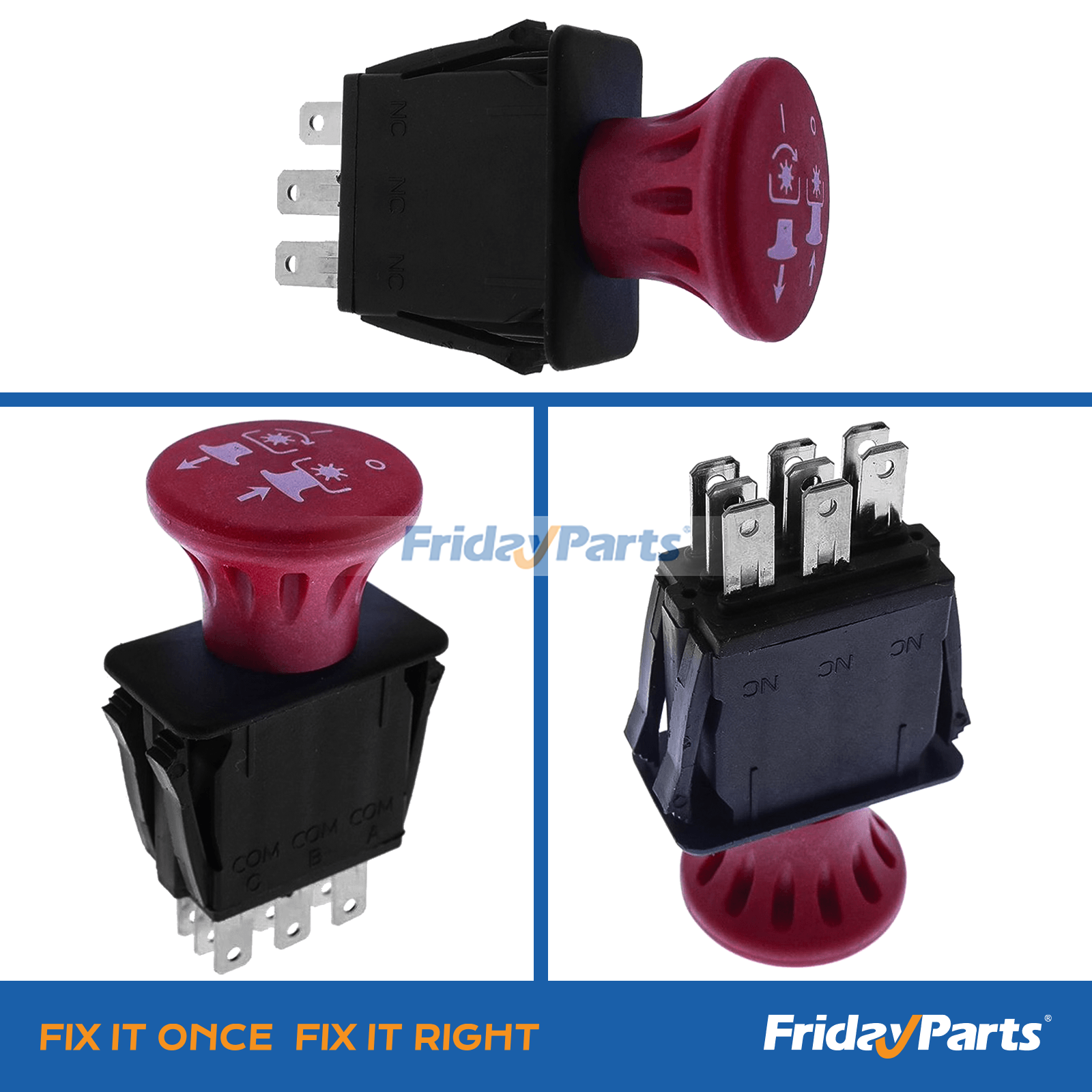 Blade Clutch PTO Switch 771476 776476 for Hustler Super Z 52" 60" 72" 2002-2007 ZR7 Mini Z X One Z4 FasTrak Raptor Sport TrimStar Z Series for less