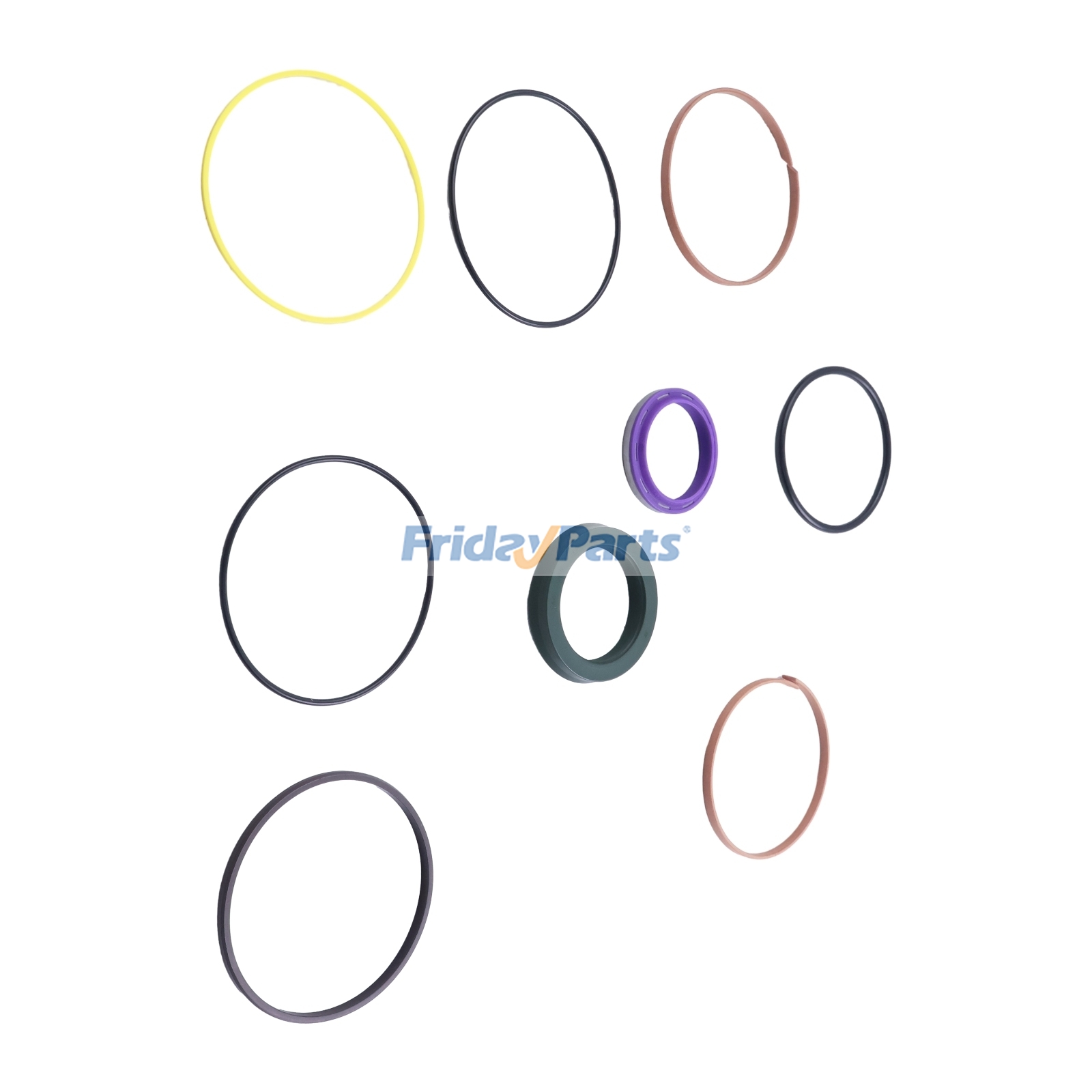 Escavadora  Para HITACHI - Kit de vedação do cilindro da lâmina 0654715 para escavadeira Hitachi EX40U EX50U EX50UNA