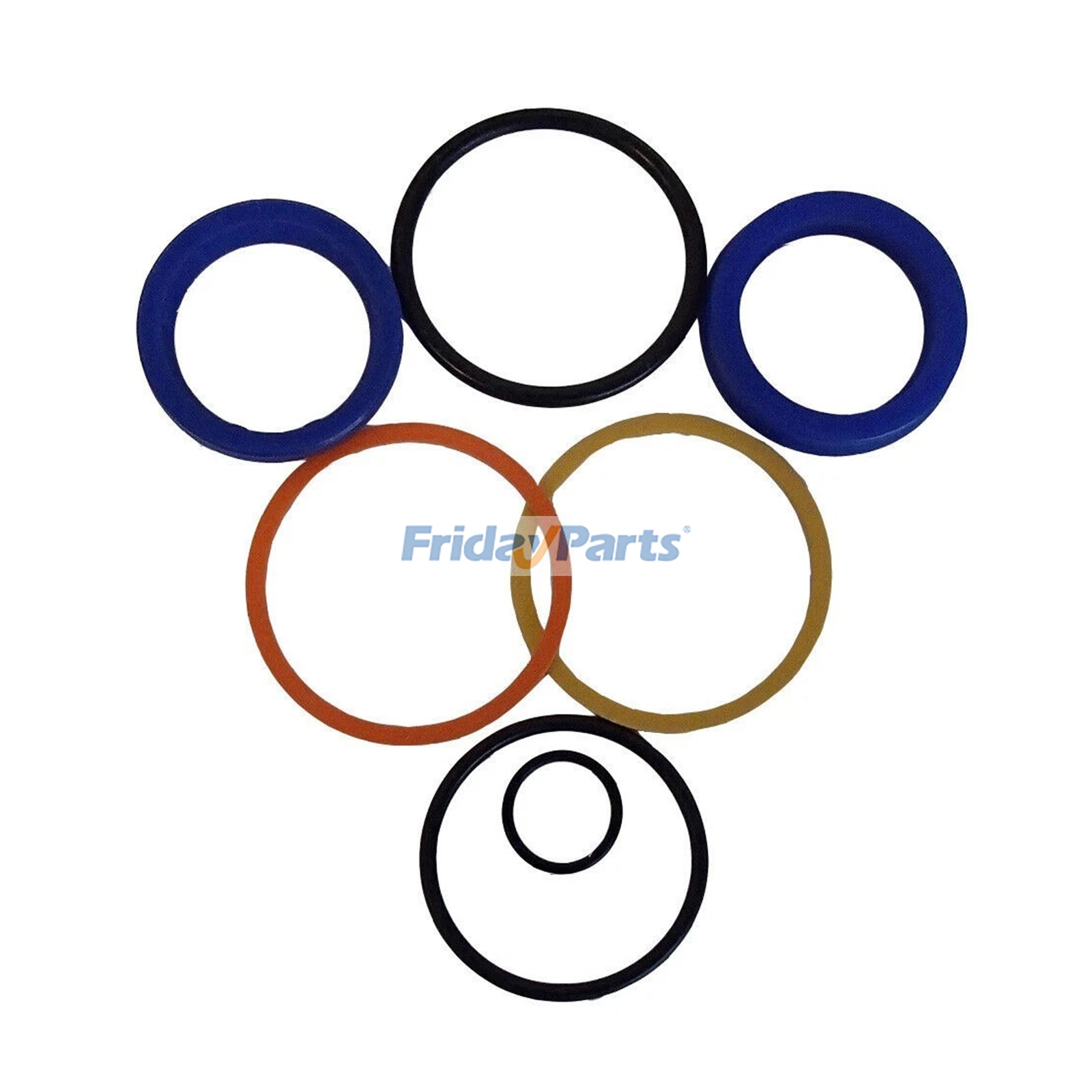 Dichtungssatz für Klingenzylinder 707-98-24520 für Komatsu-Bagger PC20-6 PC30-6
