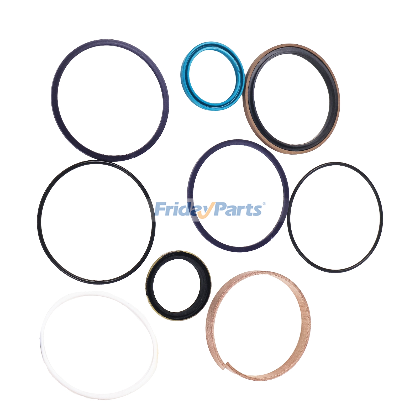 Kit de sello de cilindro de cuchilla 707-98-24770 para excavadora Komatsu PC35MR-2 PC35MR-3