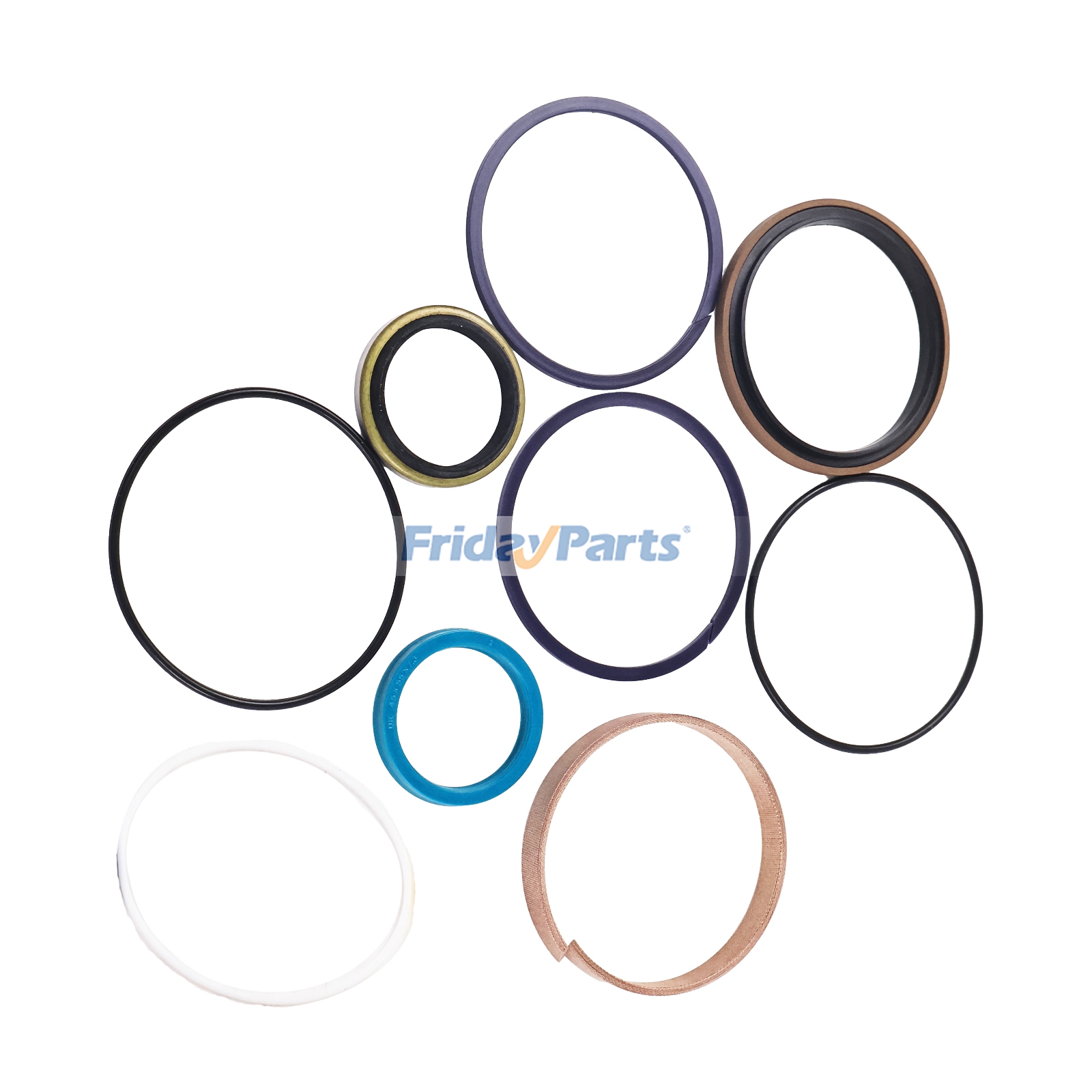 Kit de sello de cilindro de cuchilla 707-98-24770 para excavadora Komatsu PC35MR-2 PC35MR-3