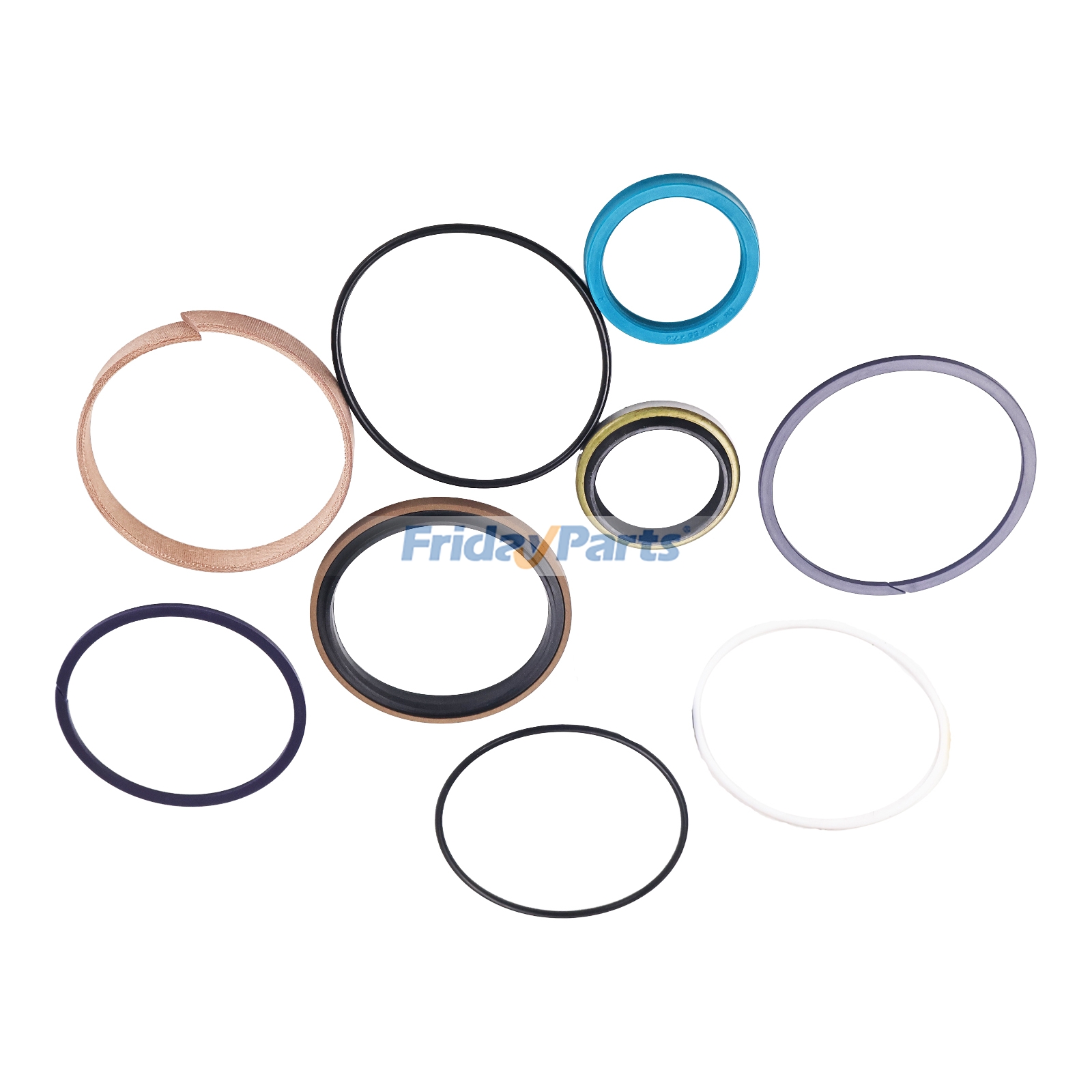 Kit de sello de cilindro de cuchilla 707-98-24770 para excavadora Komatsu PC35MR-2 PC35MR-3 para Excavadora