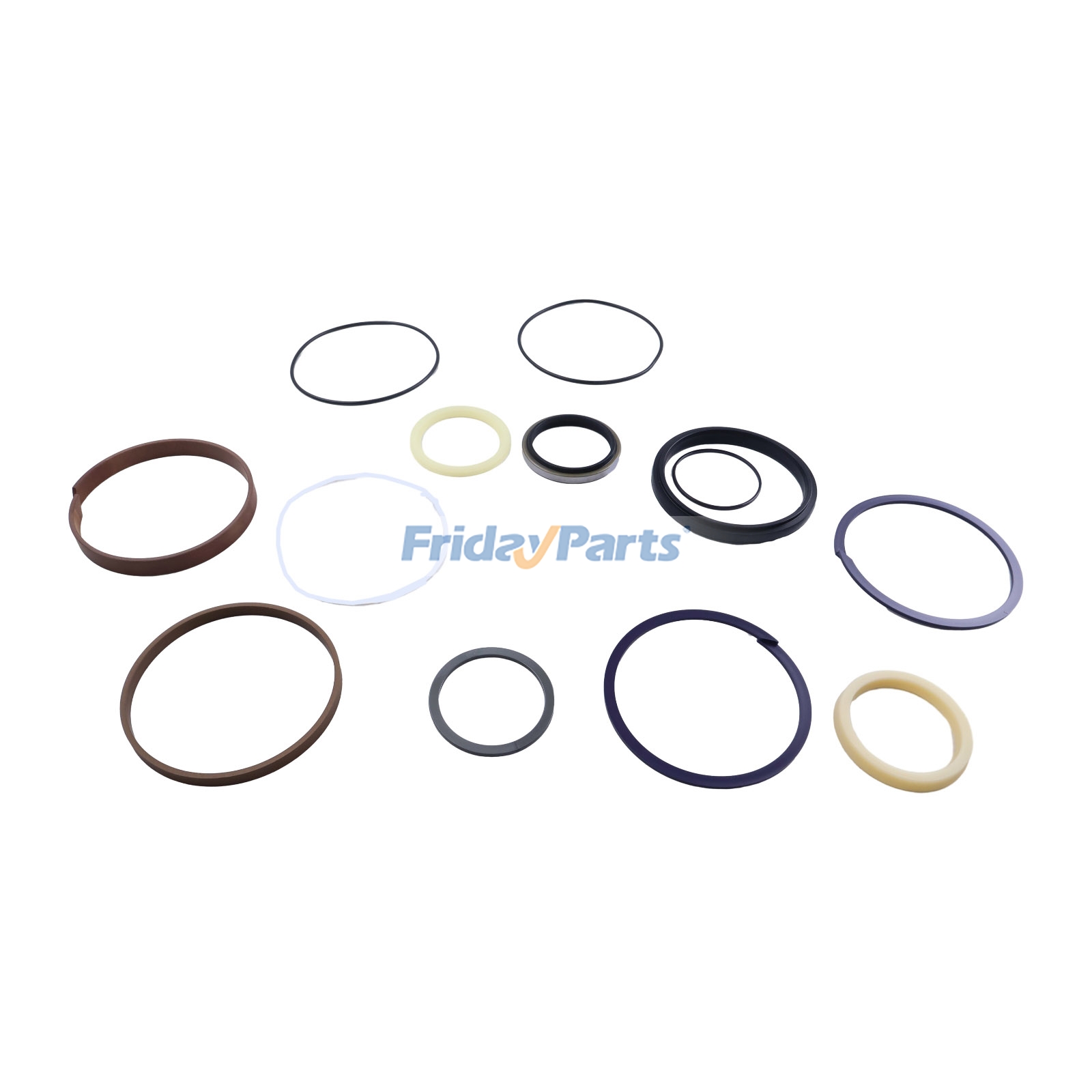 Kit de sello de cilindro de cuchilla 707-99-42551 para motor Komatsu SAA4D95LE-5 Excavadora PC60-8 de FridayParts