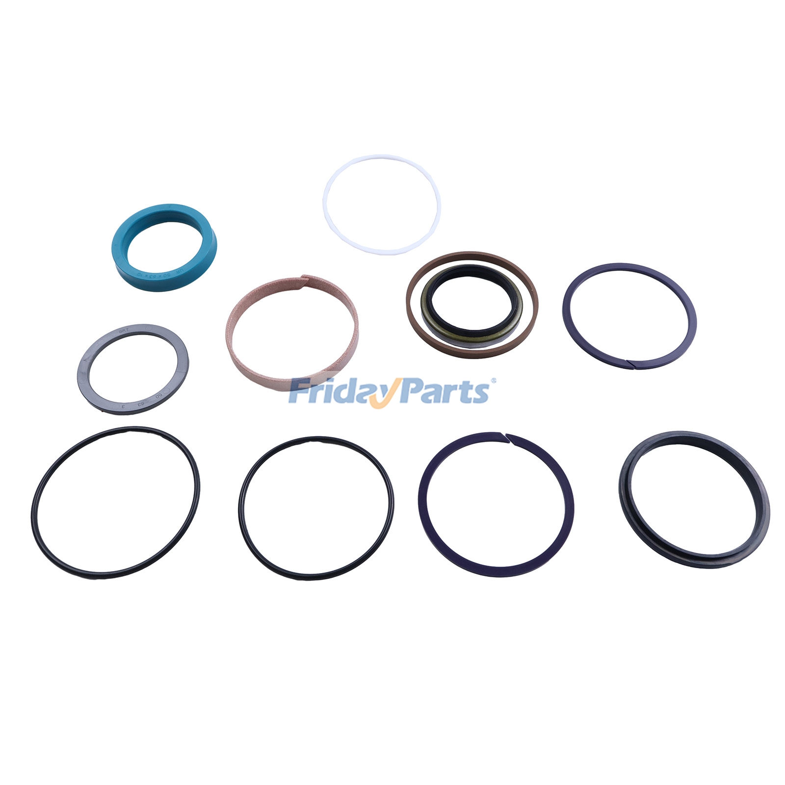 Kit de servicio del cilindro de elevación de la hoja 707-98-25320 para motoniveladora Komatsu GD555-3 GD555-3A GD555-3C GD655-3 GD655-3A GD655-3C GD655-3E0 de FridayParts