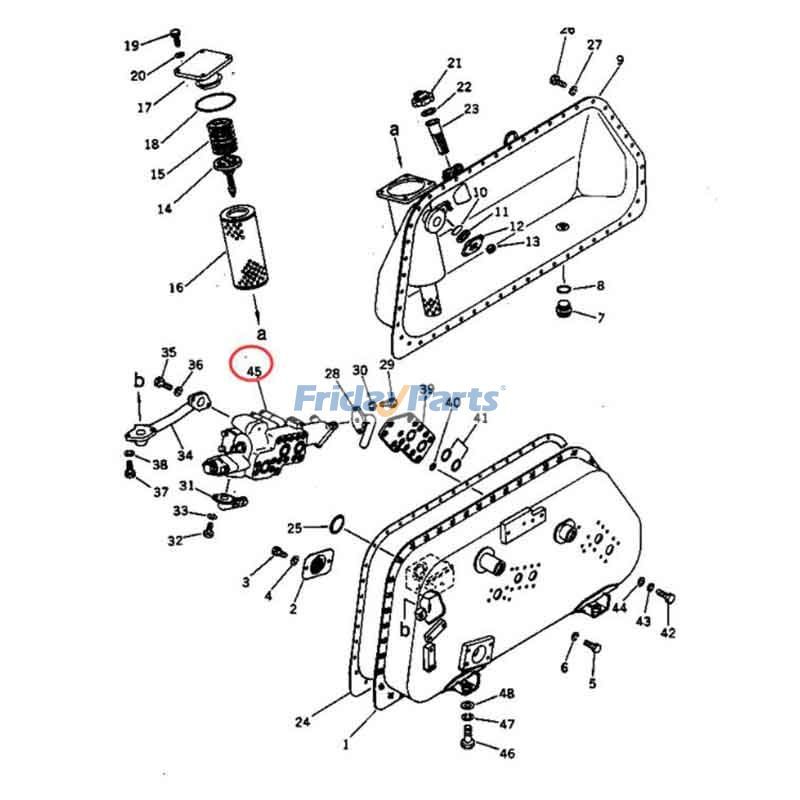 ブルドーザー ブレードリフトバルブ