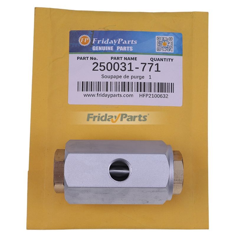 Soupape de décharge 250031-771 02250049-634 pour compresseur d'air à vis Sullair