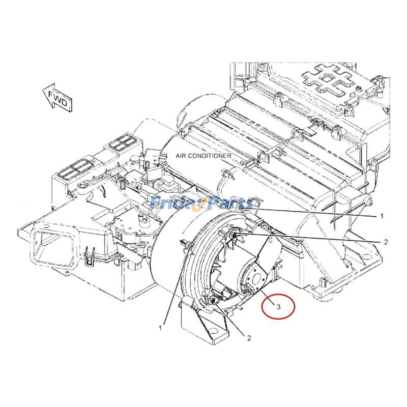 Blower Fan Motor for Engine,Excavator