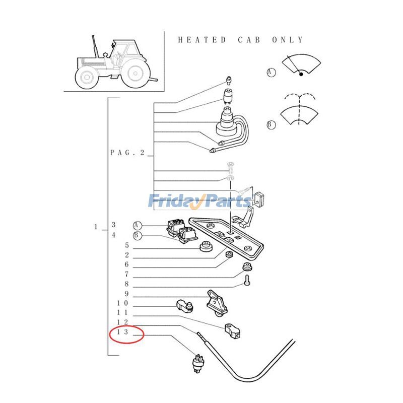  Blower Heater Switch For New Holland