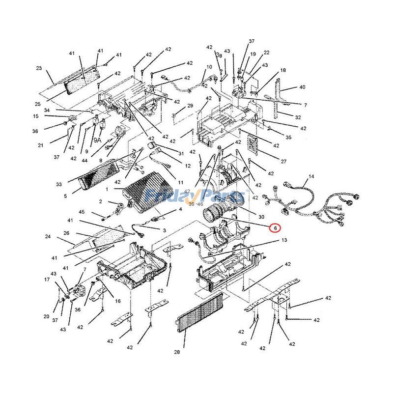 Gebläsemotorsäule CATfür BaggerFür CAT