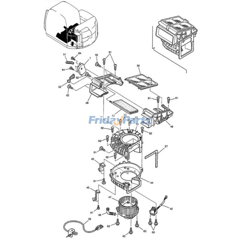 Blower For New Holland Excavator