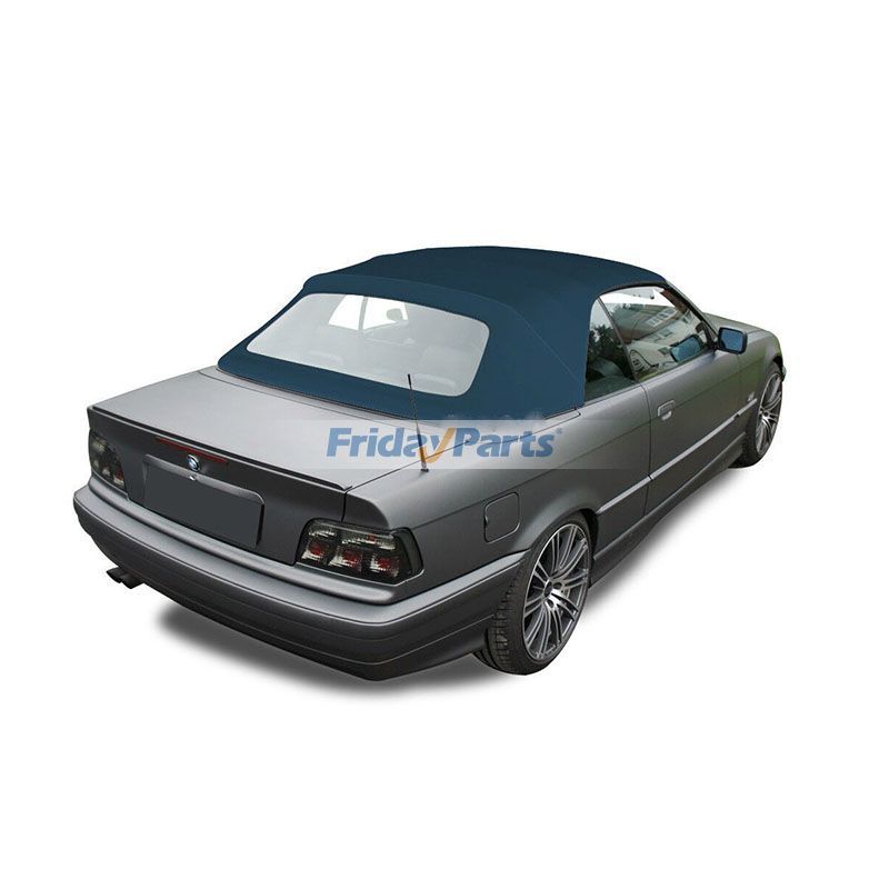 Capote bleue décapotable avec fenêtre en plastique Série 3 E36pour Véhicule