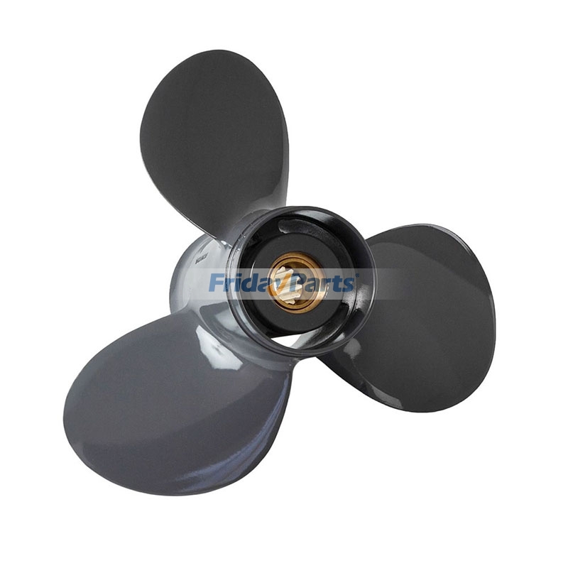 Hélice para barco 58130-ZV4-008AH para motores de popa Honda de 8 HP, 9,9 HP, 15 HP e 20 HP.