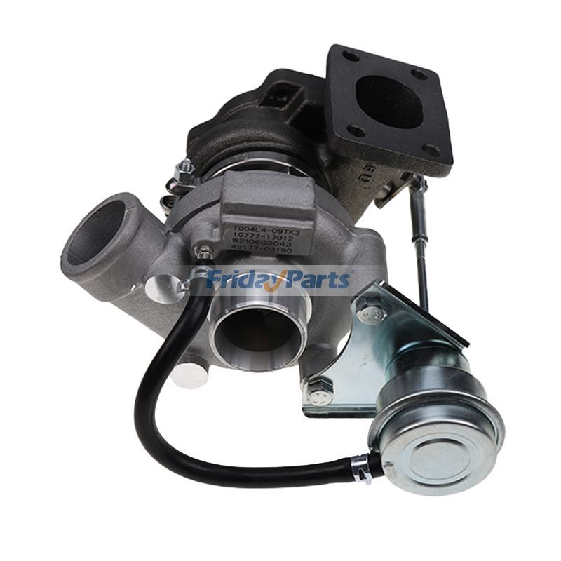 Turbocompresor TD04L4 1J752-17012 para motor Kubota V3307 SVL75 SVL75C M6040DTC-1 M6040FC-1 M7040FC-1 M7040HDC-1