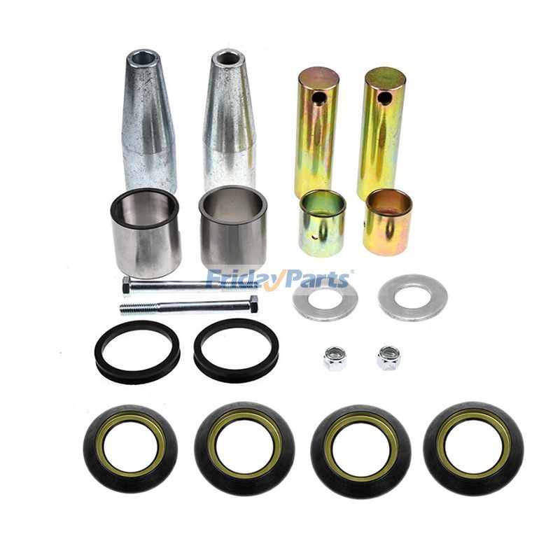 Bobtach Pivot Pin Wear Bush Oil Seal Rebuild Kit 7170609 17C12112 for Bobcat S630 S650 S740 S750 S770 S850