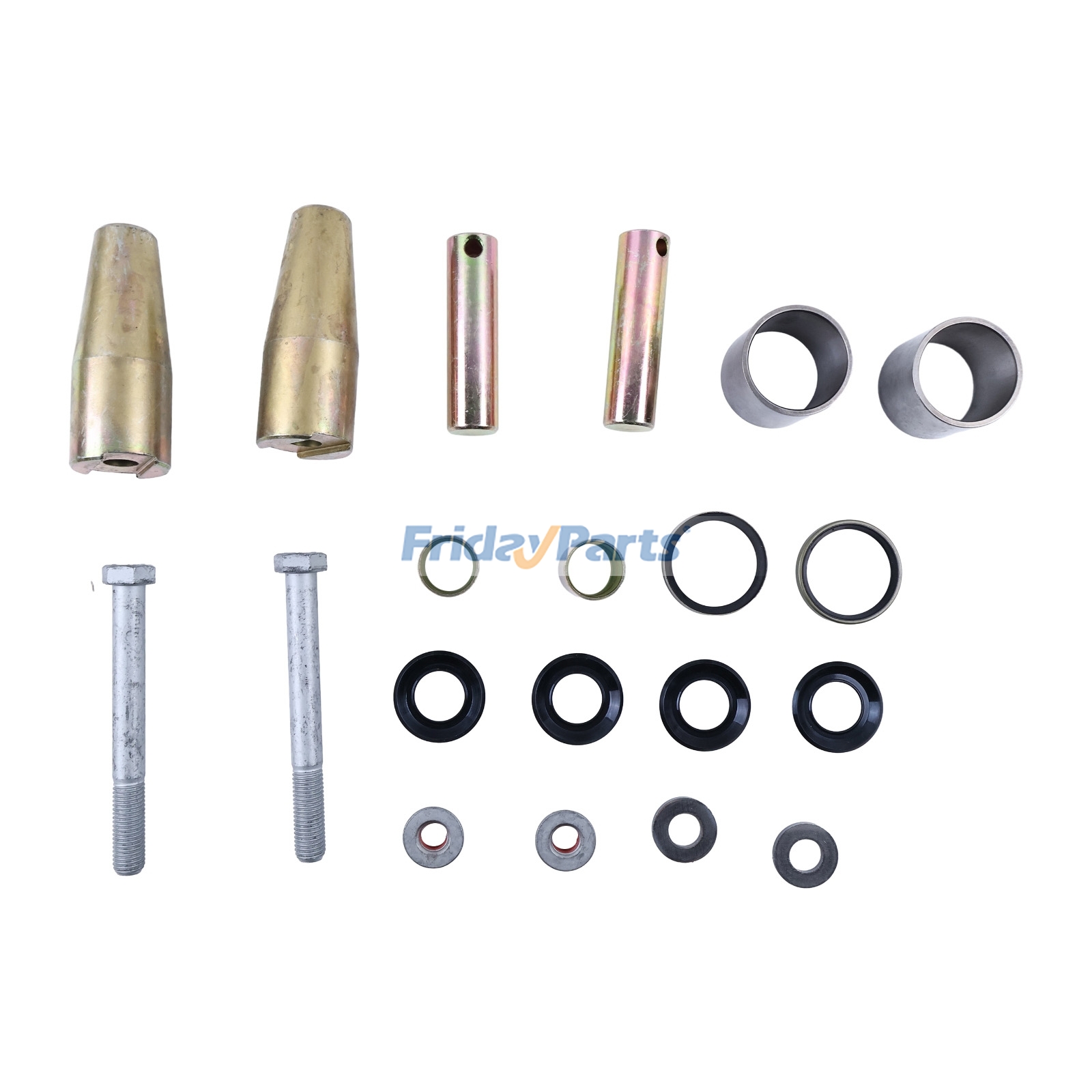FridayParts Bobtach-Reparatursatz für Verschleißbuchsen für Drehzapfen