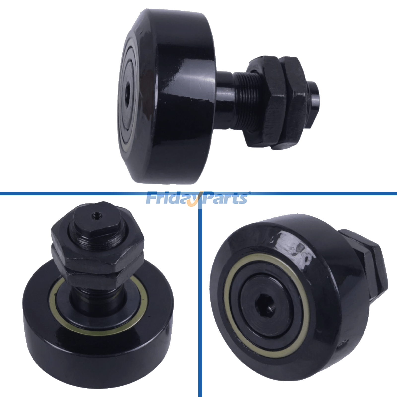 Cojinete guía de mástil de rodillos atornillable 529.999.0006 MRS-32 para carretilla elevadora Moffett Para OTRA MARCA